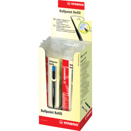 STABILO Recharge pour stylo  bille, bleu