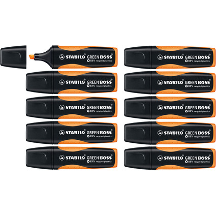 STABILO Surligneur GREEN BOSS, orange