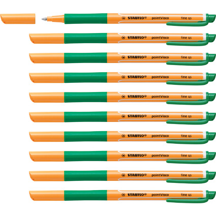 STABILO Stylo  encre gel pointVisco, vert