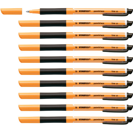 STABILO Stylo  encre gel pointVisco, noir