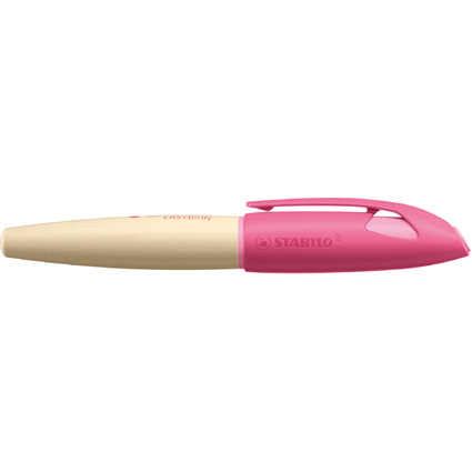 STABILO Stylo plume EASYbirdy Timber L, gaucher, rose