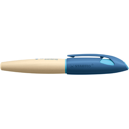 STABILO Stylo plume EASYbirdy Timber L, gaucher, bleu