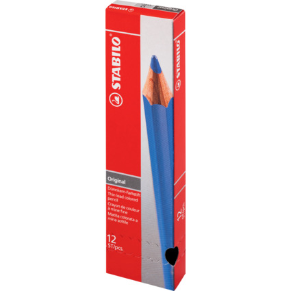 STABILO Crayon de couleur Original, hexagonal, rouge