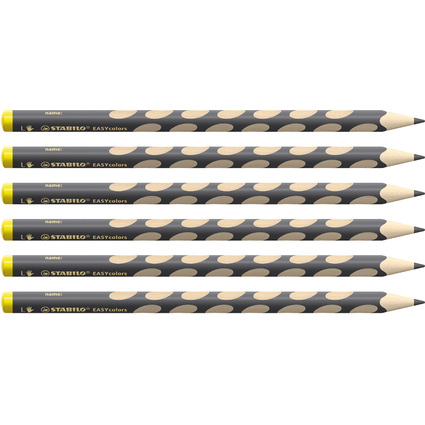 STABILO Crayon de couleur triangulaire EASYcolors L, gris