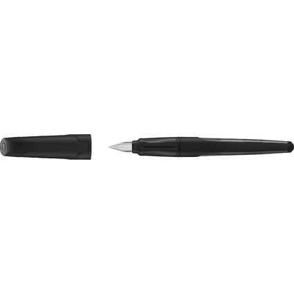 STABILO Stylo plume EASYbuddy L, gaucher, noir/noir