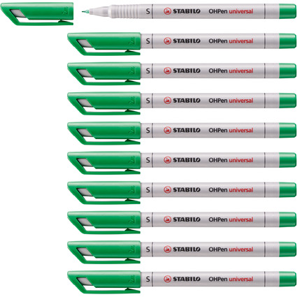 STABILO Feutre pour films OHPen universal, soluble, vert
