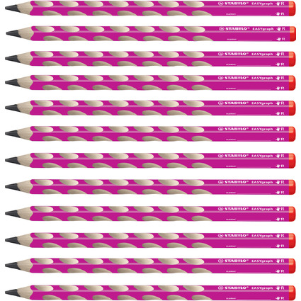 STABILO Crayon d'apprentissage EASYgraph R, rose