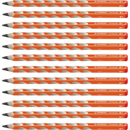 STABILO Crayon d'apprentissage EASYgraph R, orange