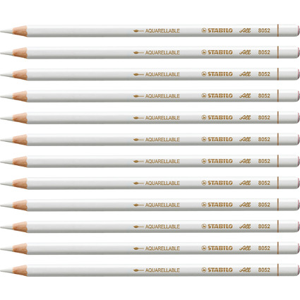 STABILO Crayon de couleur/crayon graphite ALL, blanc