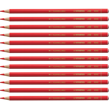 STABILO Crayon de couleur/crayon graphite ALL, rouge