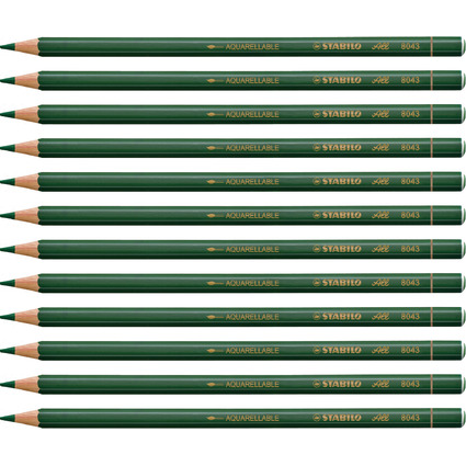 STABILO Crayon de couleur/crayon graphite ALL, vert