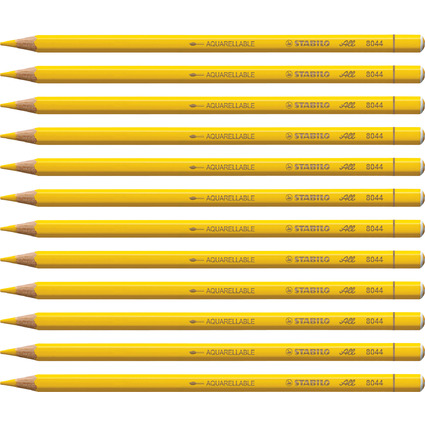 STABILO Crayon de couleur/crayon graphite ALL, jaune