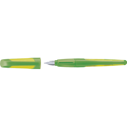 STABILO Stylo plume EASYbuddy M, droitiers, citron/vert
