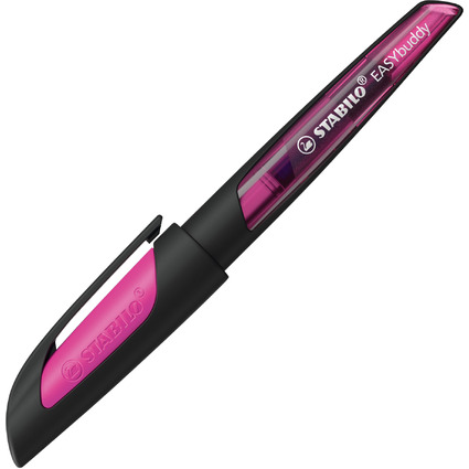 STABILO Stylo plume EASYbuddy M, noir/magenta