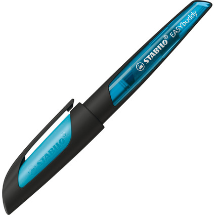 STABILO Stylo plume EASYbuddy L, gauchers, noir/bleu