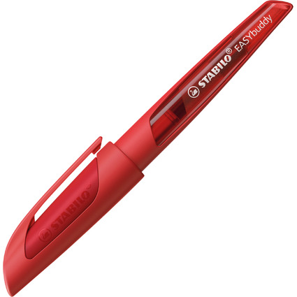 STABILO Stylo plume EASYbuddy L, gauchers, corail/rouge