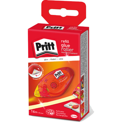 Pritt Roller de colle Refill, non permanente, 8,4 mm x 16 m