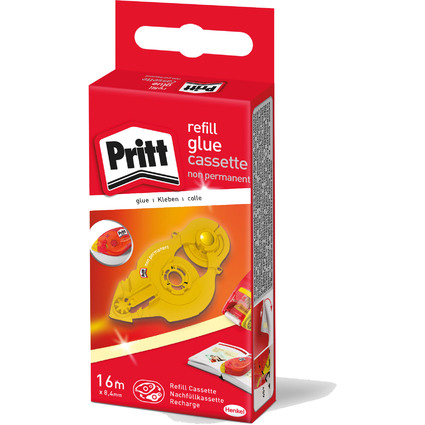 Pritt Cassette de recharge, non permanente, 8,4 mm x 16,0 m