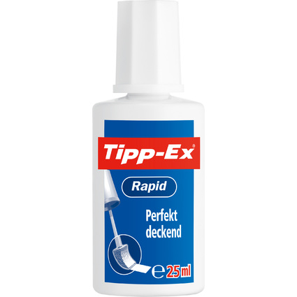 Tipp-Ex Flacon correcteur "Rapid", blanc, 25 ml