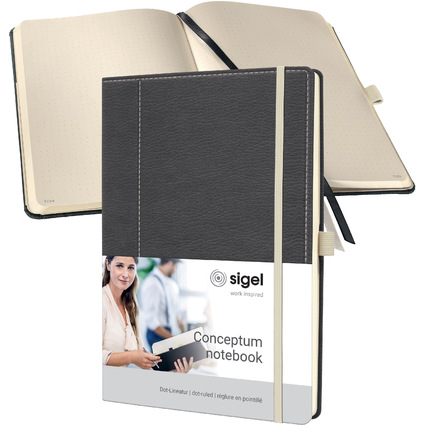 sigel Carnet de notes Conceptum Design Casual, A4, gris /