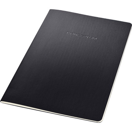 sigel Cahier Conceptum, A4, lign, noir