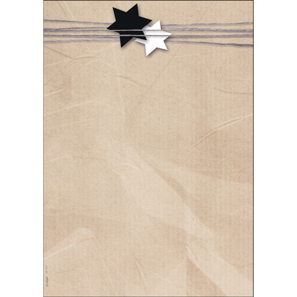 sigel Papier  motif de Nol "Christmas Wrapping", 90 g/m2
