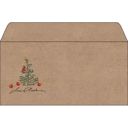 sigel Enveloppe de Nol "Christmas with apples", long