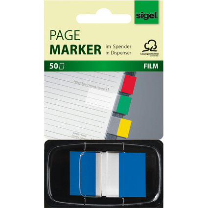 sigel Marque-page repositionnable "Z-Marker" Film Color-Tip