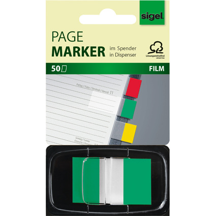 sigel Marque-page repositionnable "Z-Marker" Film Color-Tip