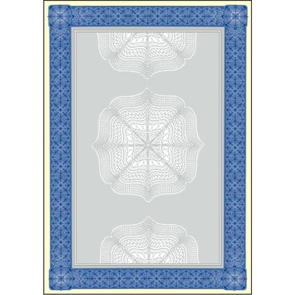 sigel Papier  motif, A4, 185 g, bleu