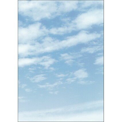 sigel Papier  motif, A4, 90 g/m2, motif "Clouds"