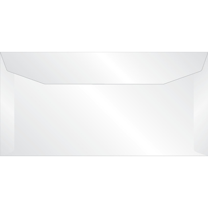 sigel Enveloppe, transparent, gomm, DL, 100 g/m2