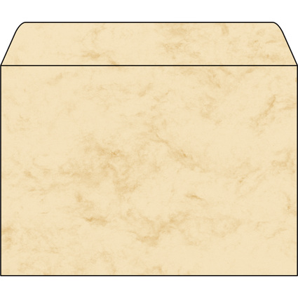sigel enveloppe, C5, 90 g/m2, gomm, marbre beige