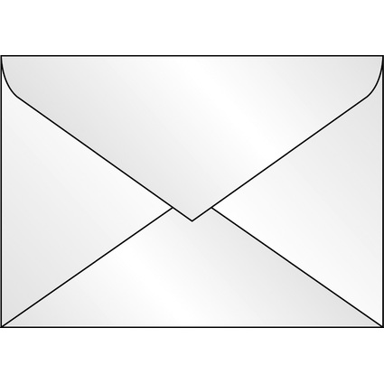 sigel Enveloppe, C5, transparent, gomm, 100 g/m2