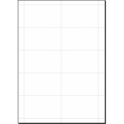 sigel Badges PC pour porte-badges, 54 x 90 mm