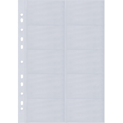 sigel pochettes pour classeur  anneaux pour cartes visites