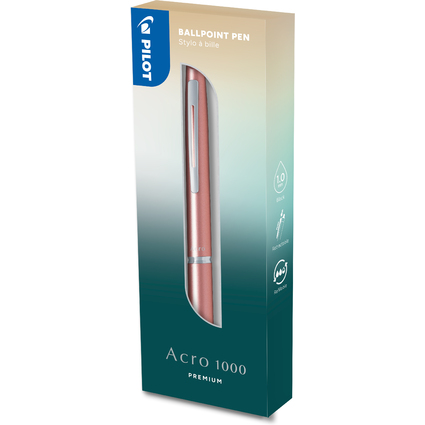 PILOT Stylo  bille ACRO 1000 PREMIUM, Coral Gold