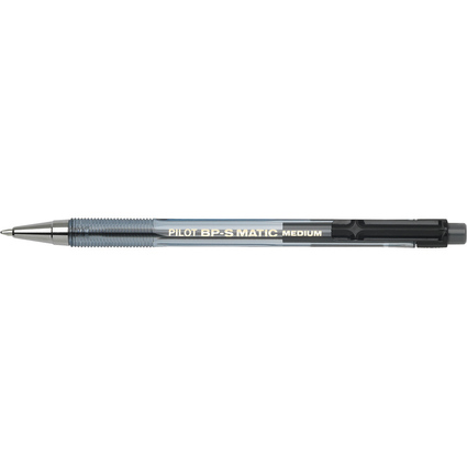 PILOT Stylo  bille rtractable BPS-Matic Medium, noir