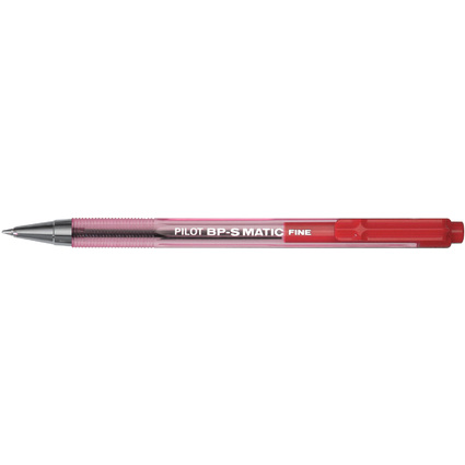 PILOT Stylo  bille rtractable BPS-Matic Fine, rouge