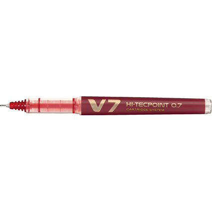 PILOT Stylo roller V7 Hi-Tecpoint, rechargeable, rouge