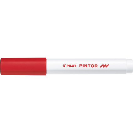 PILOT Marqueur  pigment PINTOR, fin, rouge