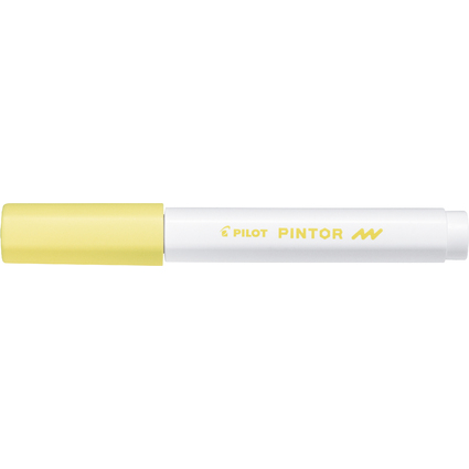 PILOT Marqueur  pigment PINTOR, fin, jaune pastel