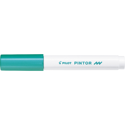 PILOT Marqueur  pigment PINTOR, fin, vert mtallique