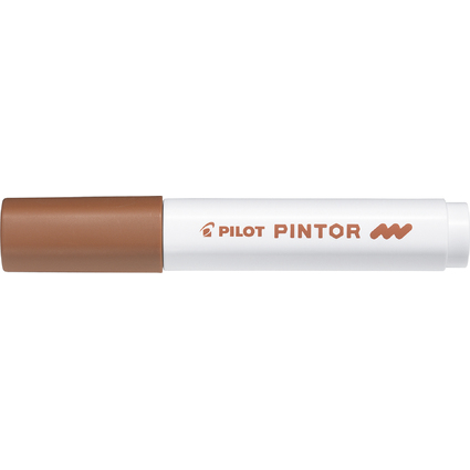 PILOT Marqueur  pigment PINTOR, medium, marron