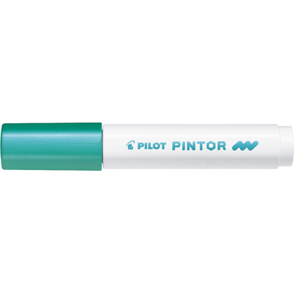 PILOT Marqueur  pigment PINTOR, medium, vert mtal