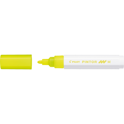 PILOT Marqueur  pigment PINTOR, medium, jaune fluo