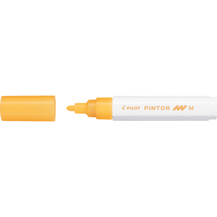 PILOT Marqueur  pigment PINTOR, medium, abricot fluo