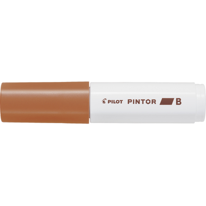 PILOT Marqueur  pigment PINTOR, broad, marron