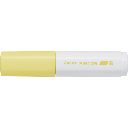 PILOT Marqueur  pigment PINTOR, broad, jaune pastel
