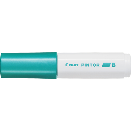 PILOT Marqueur  pigment PINTOR, broad, vert mtallique